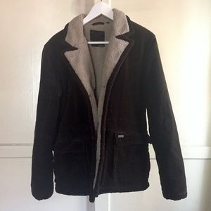 Dark Brown Corduroy Jacket by Hurley